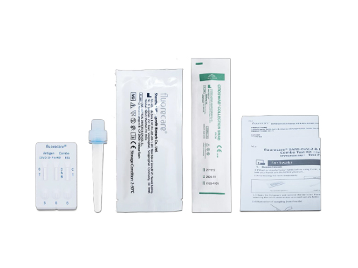 Fluorecare SARS-CoV-2 & Influenza A/B & RSV Antigen Combo Test Kit